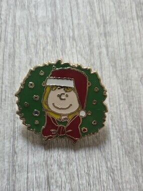Peanuts Snoopy & Gang Sally Brown Holiday Wreath Mystery Box Pin